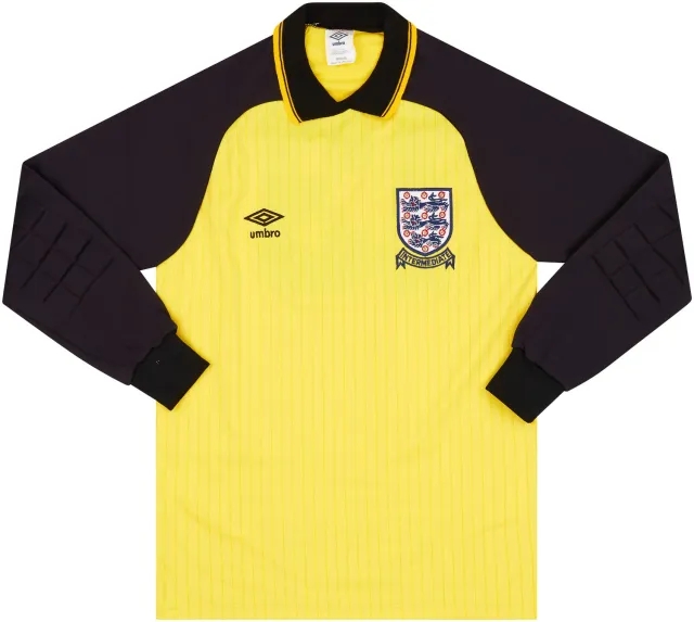 Umbro 1985-86 England U-21 Match Issue GK Shirt #13 (Mimms)