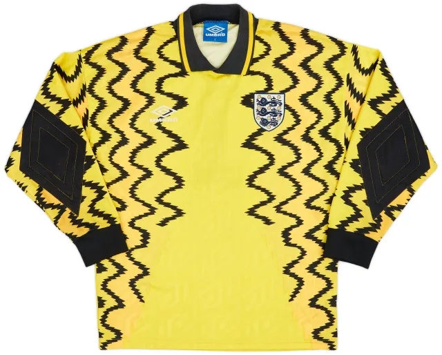 Umbro 1992-94 England GK Shirt #1 - 8/10 - (S)
