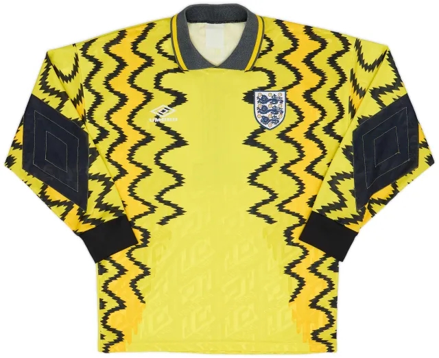 Umbro 1992-94 England GK Shirt #1 (Woods) - 7/10 - (M)