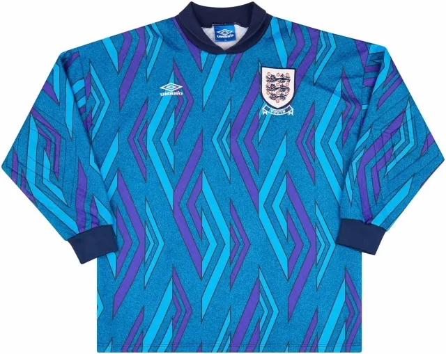 Umbro 1994-95 England U-18 Match Issue GK Shirt #1 (Heritage)