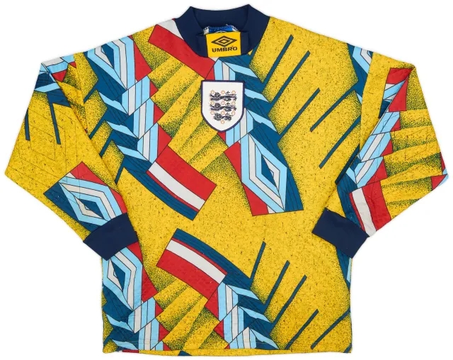 Umbro 1993-95 England GK Shirt - 8/10 - (M)