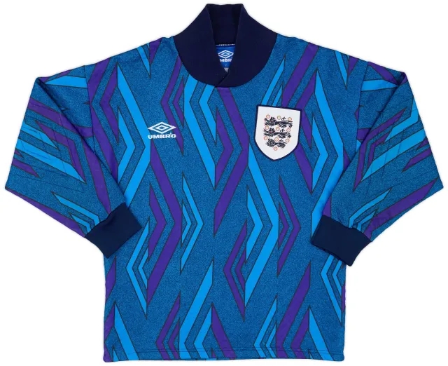Umbro 1993-95 England GK Shirt - 9/10 - (Y)