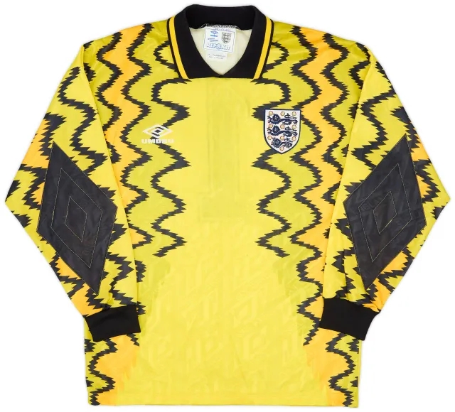 Umbro 1992-94 England GK Shirt #1 - 8/10 - (S)