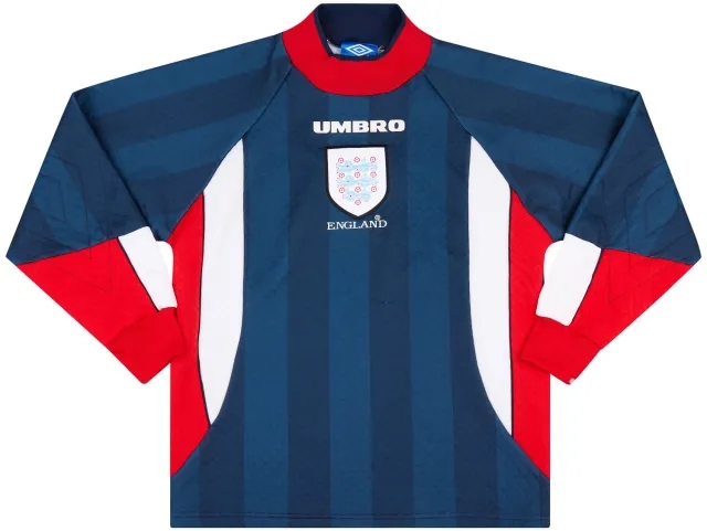 Umbro 1997-98 England GK Shirt - 8/10 - (Y)