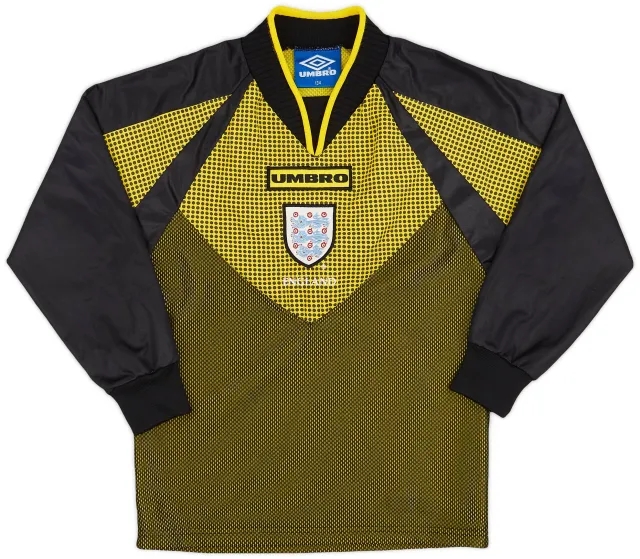 Umbro 1998-99 England GK Shirt - 9/10 - (S.Boys)