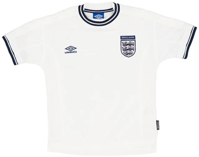 Umbro 1999-01 England Home Shirt - 7/10 - (Y)