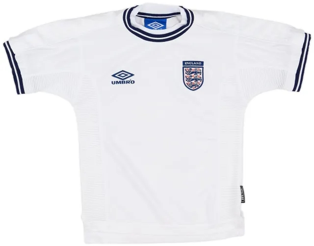 Umbro 1999-01 England Home Shirt - 6/10 - (S.Boys)
