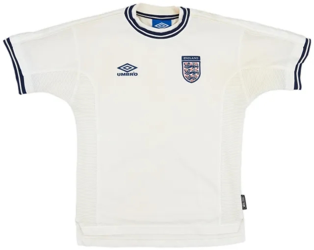 Umbro 1999-01 England Home Shirt - 5/10 - (L.Boys)