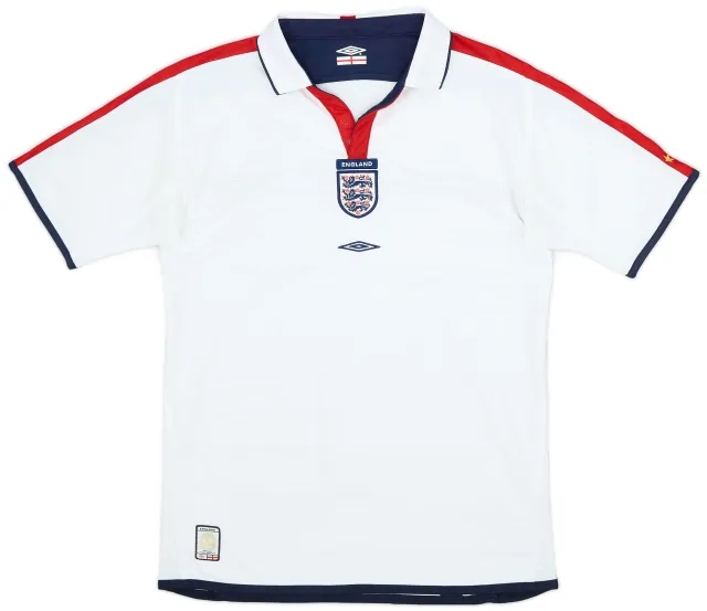 Umbro 2003-05 England Home Shirt - 6/10 - (XL.Boys)