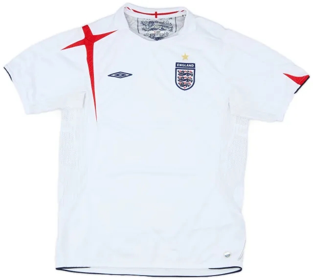 Umbro 2005-07 England Home Shirt - 7/10 - (XL.Boys)