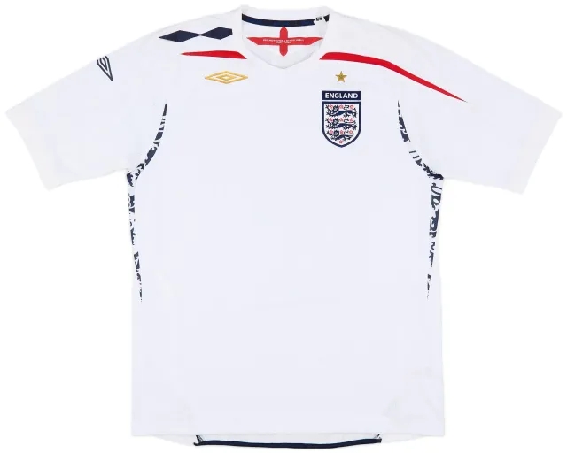 Umbro 2007-09 England Home Shirt - 7/10 - (L)