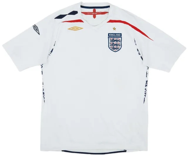 Umbro 2007-09 England Home Shirt - 5/10 - (L)