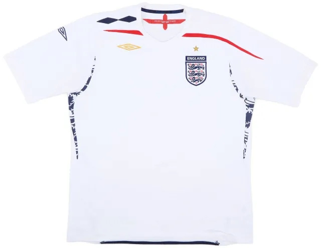 Umbro 2007-09 England Home Shirt - 5/10 - (XL)
