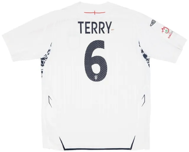 Umbro 2007-09 England Home Shirt Terry #6 - 7/10 - (XL)