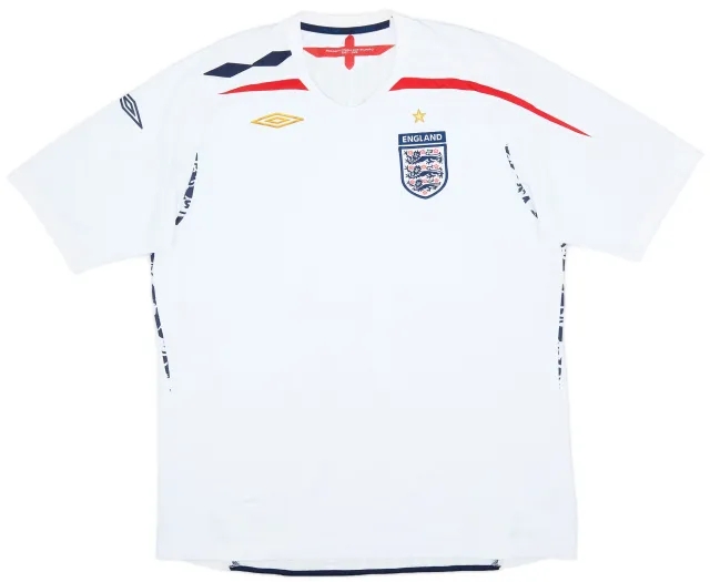 Umbro 2007-09 England Home Shirt - 5/10 - (XXL)