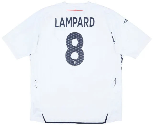 Umbro 2007-09 England Home Shirt Lampard #8 - 7/10 - (XXL)
