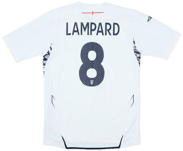Umbro 2007-09 England Home Shirt Lampard #8 - 5/10 - (S)