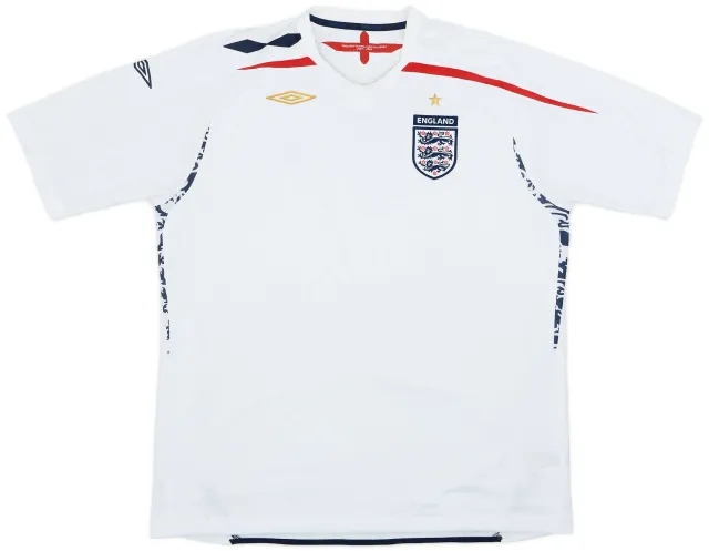 Umbro 2007-09 England Home Shirt - 9/10 - (XXL)