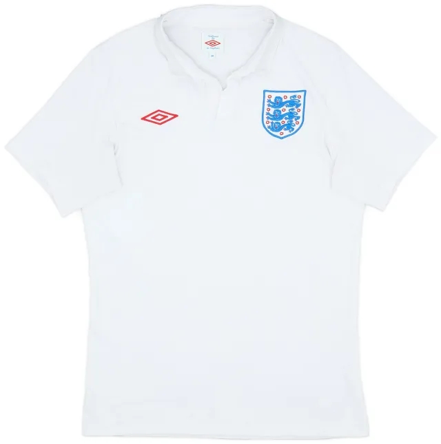 Umbro 2009-10 England Home Shirt - 5/10 - (M)