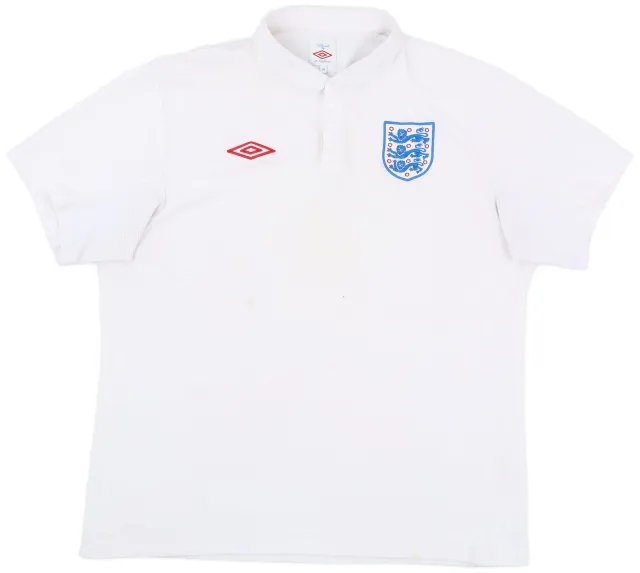 Umbro 2009-10 England Home Shirt - 5/10 - (XL)
