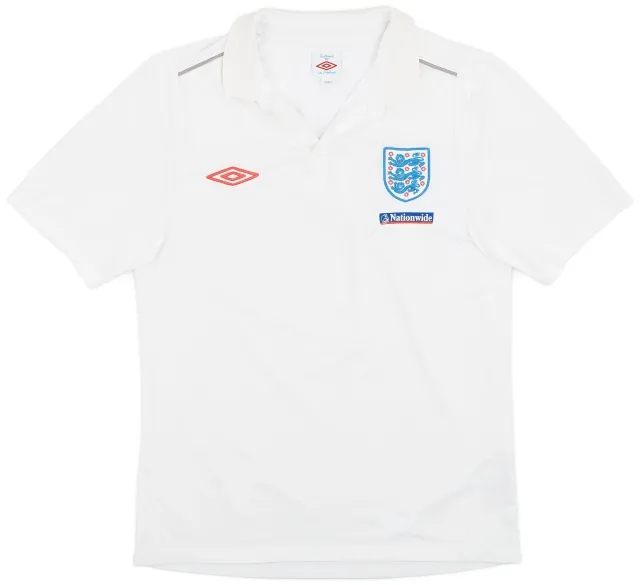 Umbro 2009-10 England Polo Training Shirt - 6/10 - (S)