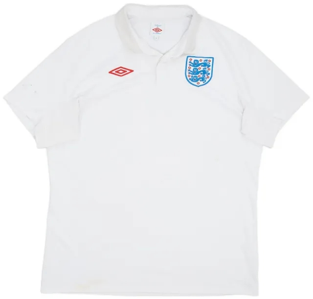 Umbro 2009-10 England Home Shirt - 5/10 - (L)