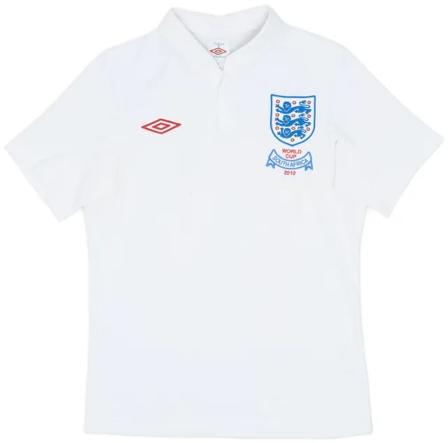 Umbro 2009-10 England 'South Africa' Home Shirt - 8/10 - (XS)