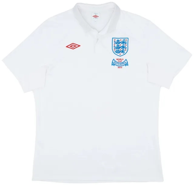 Umbro 2009-10 England 'South Africa' Home Shirt - 7/10 - (XXL)