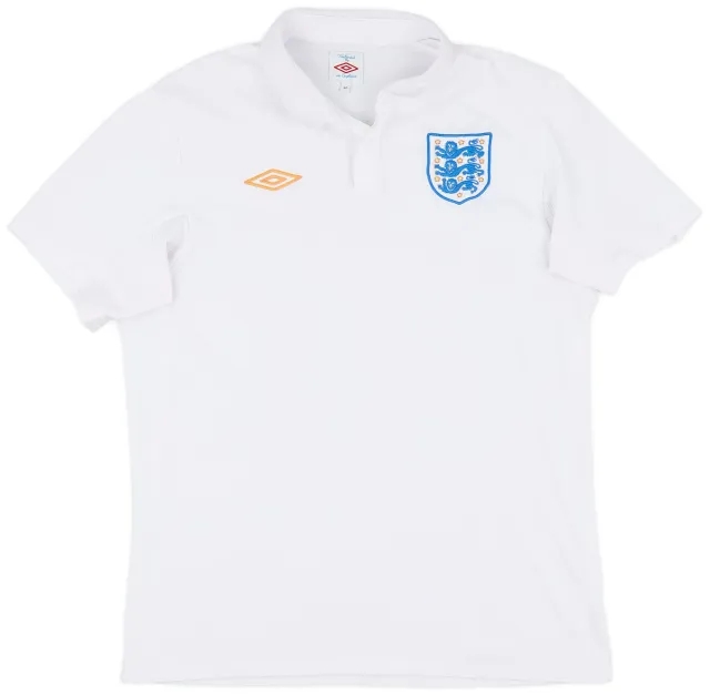 Umbro 2009-10 England Home Shirt - 5/10 - (M)