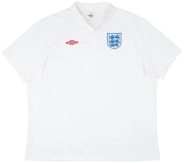 Umbro 2009-10 England Home Shirt - 9/10 - (3XL)