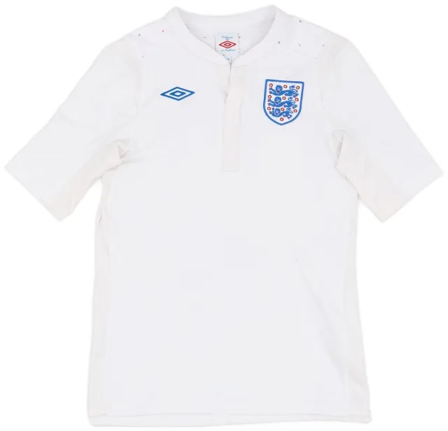 Umbro 2010-11 England Home Shirt - 7/10 - (L.Boys)