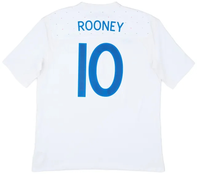 Umbro 2010-11 England Home Shirt Rooney #10 - 8/10 - (XL)