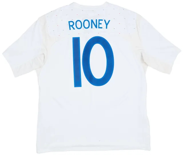 Umbro 2010-11 England Home Shirt Rooney #10 - 7/10 - (XL)