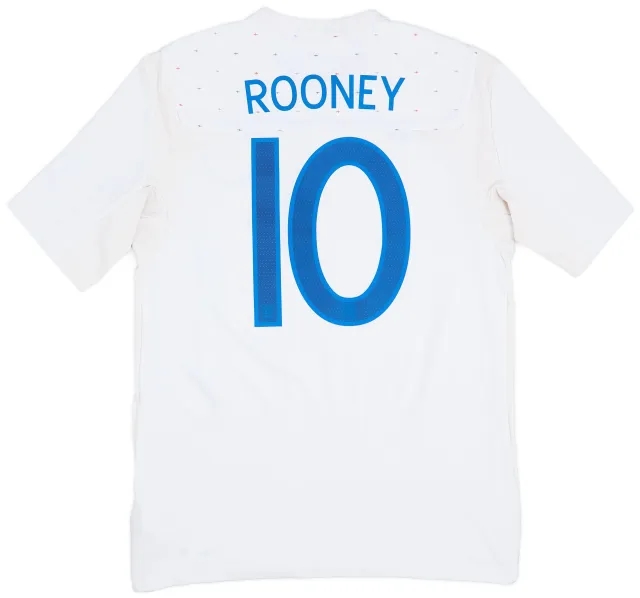Umbro 2010-11 England Home Shirt Rooney #10 - 7/10 - (M)