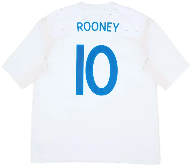Umbro 2010-11 England Home Shirt Rooney #10 - 6/10 - (XXL)