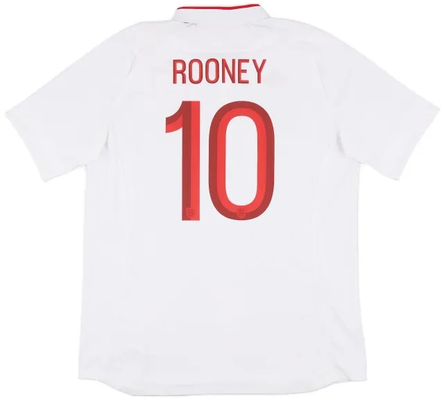 Umbro 2012-13 England Home Shirt Rooney #10 (XL)