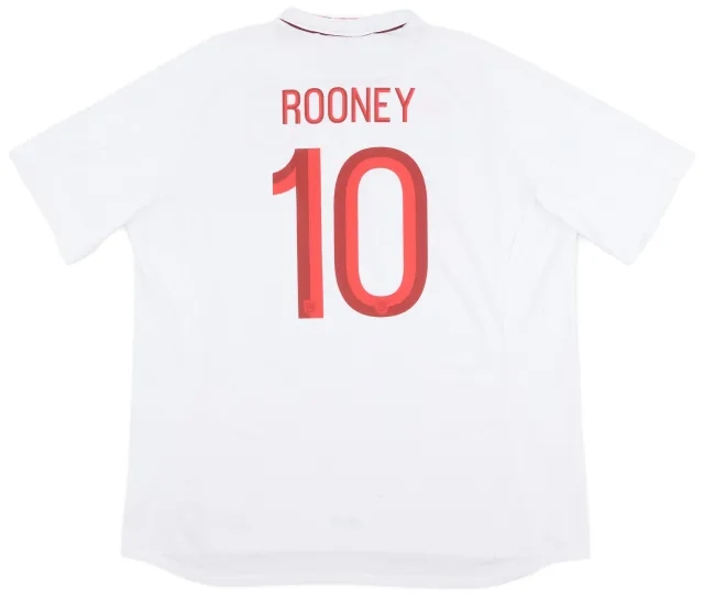 Umbro 2012-13 England Home Shirt Rooney #10 - 6/10 - (3XL)