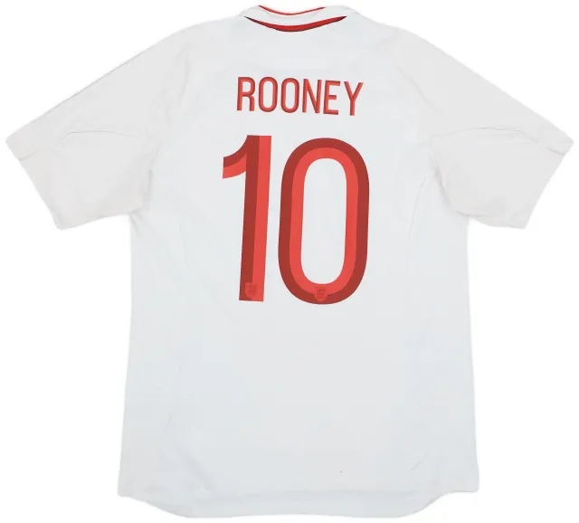 Umbro 2012-13 England Home Shirt Rooney #10 - 6/10 - (M)