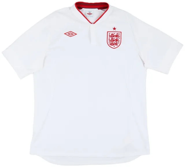 Umbro 2012-13 England Home Shirt - 8/10 - (XL)