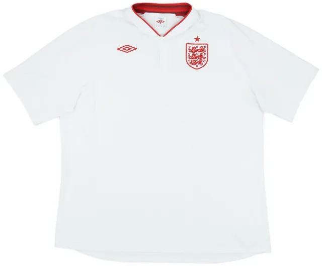 Umbro 2012-13 England Home Shirt - 8/10 - (3XL)
