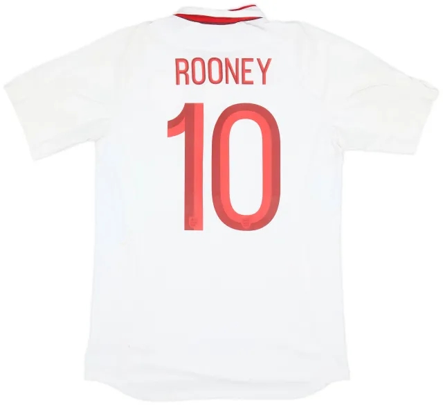 Umbro 2012-13 England Home Shirt Rooney #10 - 5/10 - (M)