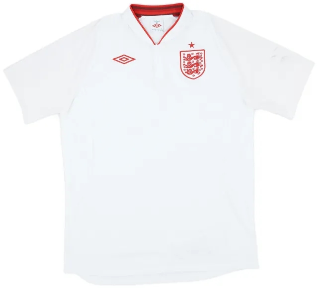 Umbro 2012-13 England Home Shirt - 5/10 - (L)