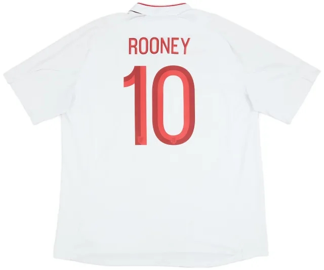 Umbro 2012-13 England Home Shirt Rooney #10 - 7/10 - (3XL)