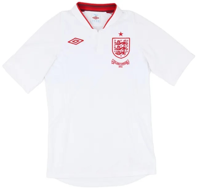 Umbro 2012-13 England 'Poland/Ukraine' Home Shirt - 9/10 - (XL.Boys)