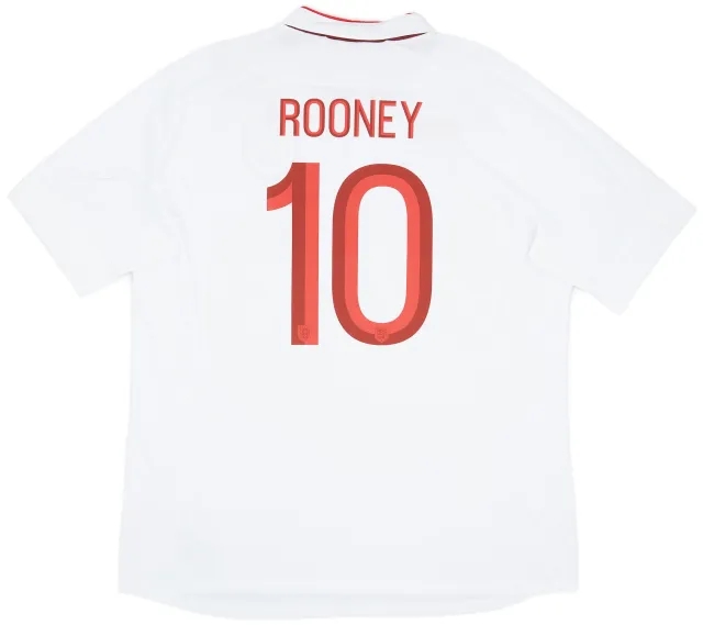 Umbro 2012-13 England Home Shirt Rooney #10 (XXL)