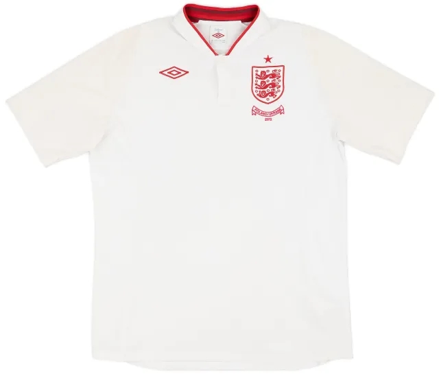 Umbro 2012-13 England 'Poland/Ukraine 2012' Home Shirt - 5/10 - (L)