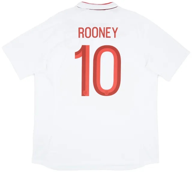Umbro 2012-13 England Home Shirt Rooney #10 (XXL)