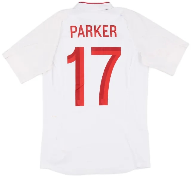 Umbro 2012-13 England Home Shirt Parker #17 - 6/10 - (S)