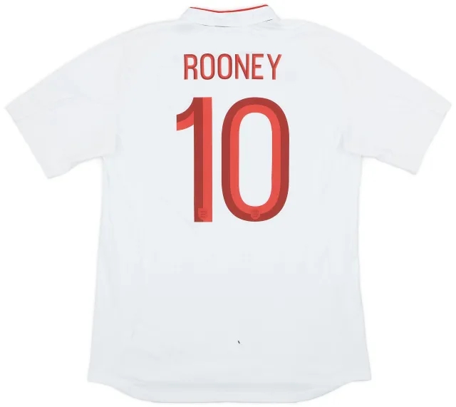 Umbro 2012-13 England Home Shirt Rooney #10 - 5/10 - (L)