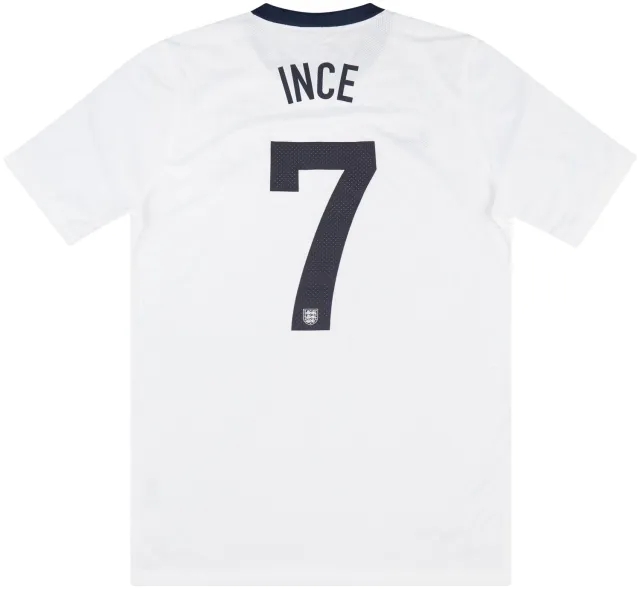 Nike 2013 England U-21 '150th Anniversary' Match Issue Home Shirt Ince #7